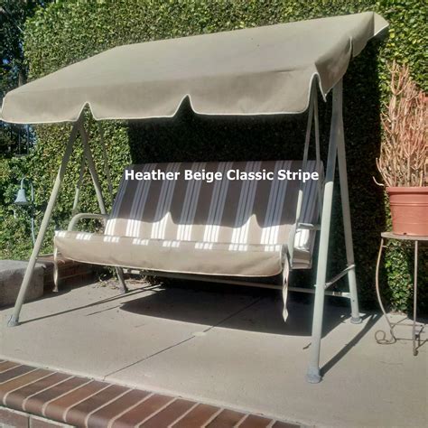 fabric cover for metal yard swing|swing canopy fabric replacement.